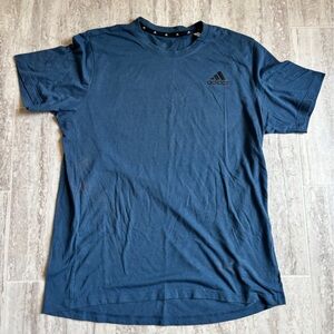 Adidas Navy Tee with Logo Accent